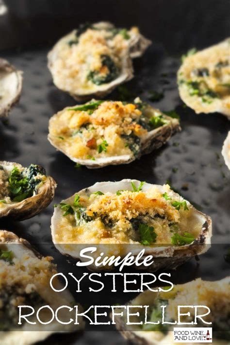 Really Simple Oysters Rockefeller Recipe Baked Oyster Recipes
