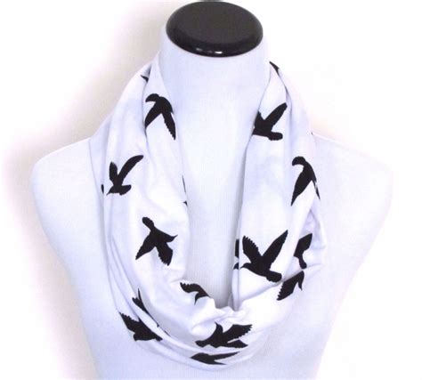 bird-scarf-black-scarf-black-infinity-scarf-black-birds-etsy-black-infinity-scarf,-black
