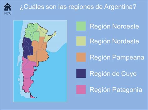 Regiones De La Argentina Las Regiones Geográficas De Argentina