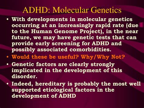 Ppt Etiological Factors In Adhd Powerpoint Presentation Free