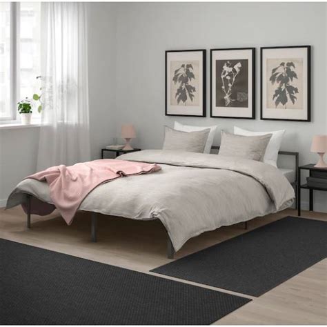 Can also split out convert become into 2 diferent beds separately. Original IKEA Bingkai Katil Queen/ Double Ikea, Grimsbu ...