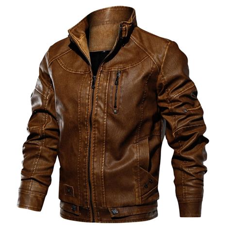 Jamickiki New Autumn And Winter Fashion Warm Motorcycle Leather Jacket