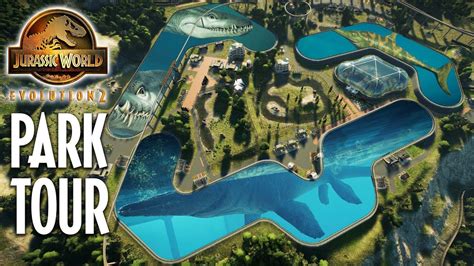 Massive Park Tour With Lagoons Jurassic World Evolution 2 Sandbox Park