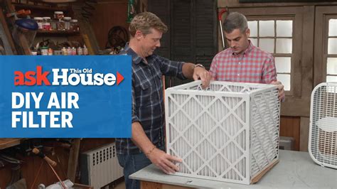 How To Make A Diy Air Filter Ask This Old House Diy Craft Deals