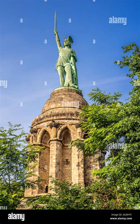 The Hermannsdenkmal In Germany Stock Photo Alamy