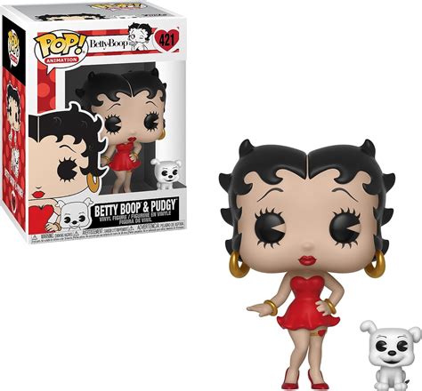 Pop Vinyl Betty Boop Betty Boop W Pudgy Uk Toys And Games