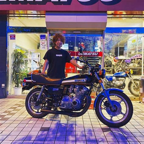 大川知英さんのインスタグラム写真 大川知英instagram「78s Suzuki Gs1000 去年お納車してからたまに乗ってる