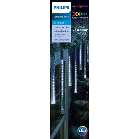 Buy Philips 12ct Cool White Led Cascading Icicle String Lights Online