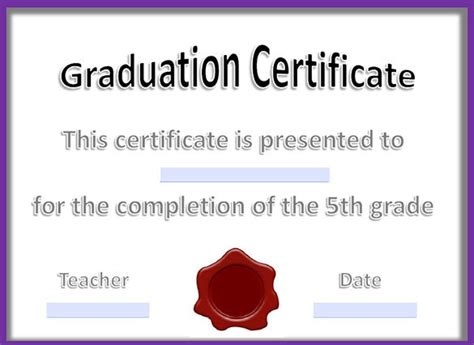 21 Graduation Certificate Templates Word Pdf Psd Ai Indesign