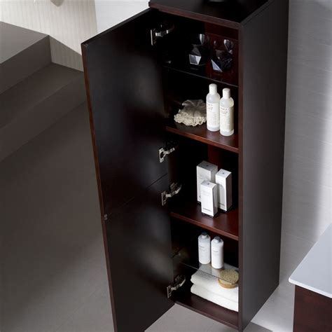 Contemporary Linen Cabinet Elton 14 Modern Bathroom Cabinets In