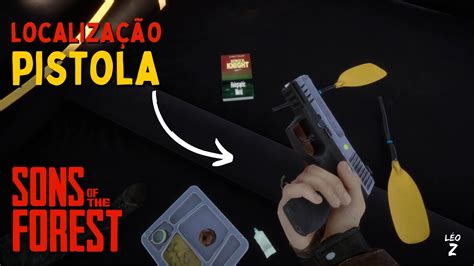 LOCALIZAÇÃO DA PISTOLA JOGO DE SOBREVIVÊNCIA SONS OF THE FOREST