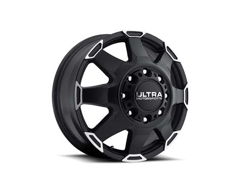 Ultra Motorsports 025 Phantom Dually Wheel 16x6 8x65 102mm Satin Black