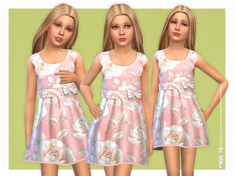 Estella Dress For Toddler Girls By Lillka At Tsr Sims