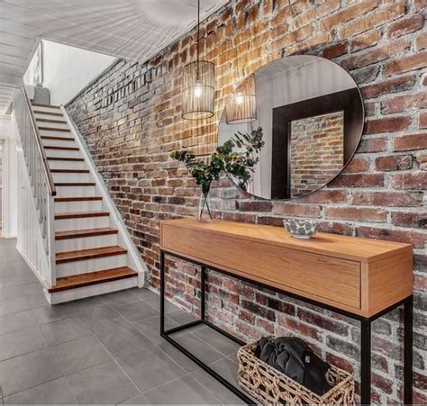 10 Top Trendy Hallway Brick Wall Design Ideas Brick Interior Wall