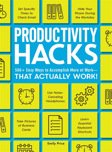 Productivity Hacks Book By Emily Price Official Publisher Page