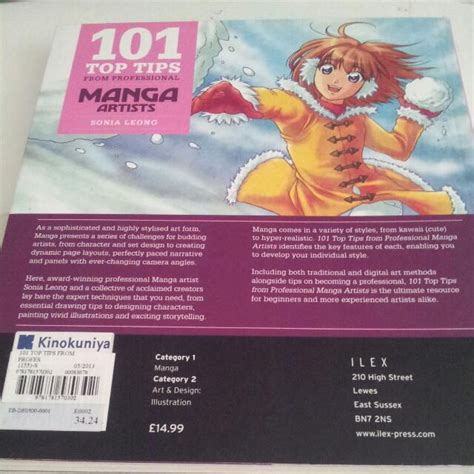 101 Top Tips From Professional Manga Artists By Sonia Leong Pending