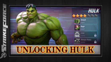 Marvel Strike Force Unlocking Hulk Overview And Gameplay Is He Any