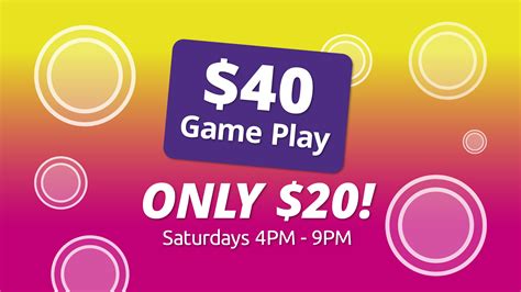 Saturday Deal 40 Game Play For Only 20 — Allegan Event