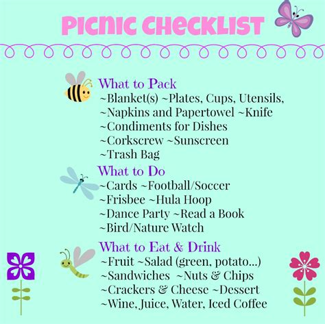 Picnic Checklist Your Free Printable The Olive Blogger In 2021 Picnic Menu Romantic