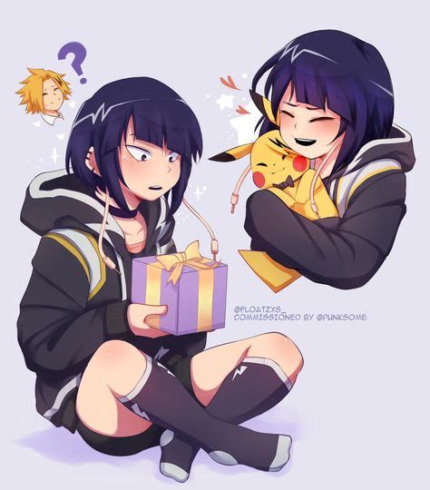 200 Jirou X Denki Ideas Hero Academia Characters Kyoka Boku No Hero