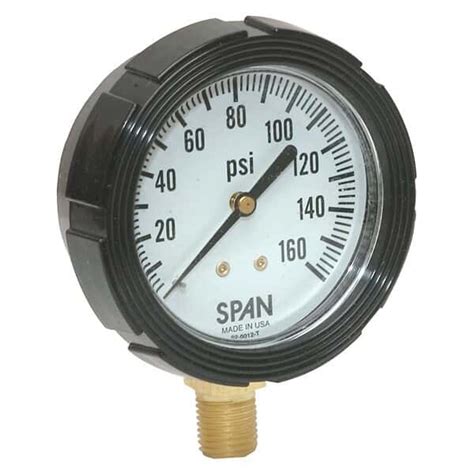 25 Filled Industrial Pressure Gauge 0 To 60 Psi From Cole Parmer