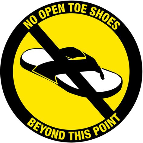 No Open Toe Shoes