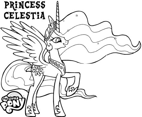 My little pony princess celestia 01 coloring page | coloring. Princess Celestia Coloring Pages - Best Coloring Pages For ...