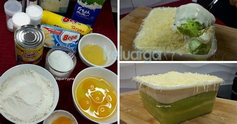 Resipi Kek Pandan Cheese Leleh Versi Kukus, Ikut Sukatan ...