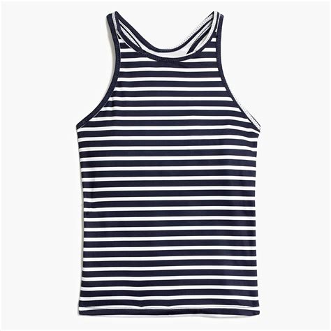 Jcrew Factory New Balance For Jcrew Striped Racerback Tank Top With