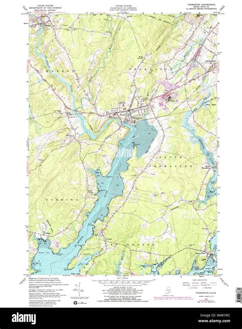 Map Of Thomaston Cut Out Stock Images And Pictures Alamy