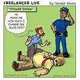 Freelancer Life: Sticker Shock | Sticker shock, Comic book cover, Comic ...