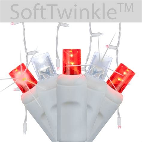 Led Christmas Lights 70 5mm Red Cool White Softtwinkle Tm Led Icicle