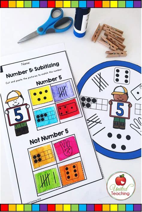 Subitizing Clip Cards United Teaching In 2021 Clip Cards