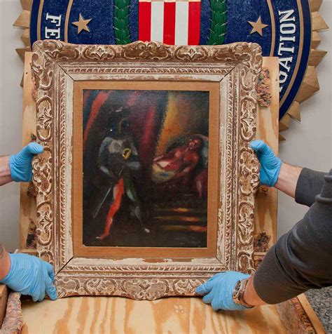 Stolen Art Returned Fbi