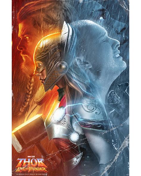 Thor Love And Thunder Fan Poster By Bosslogic Marvelstudios