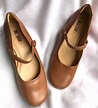 ECCO BROWN LEATHER MARY JANES STRAP SHOES SIZE EU 42 | eBay