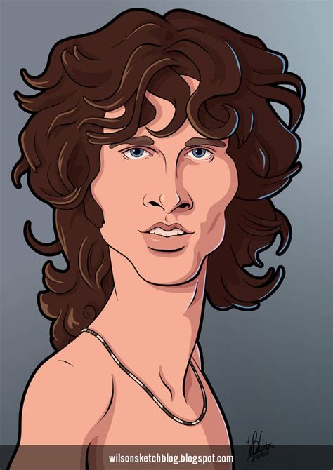 Jim Morrison Cartoon Caricature By Wilson Santos On Deviantart