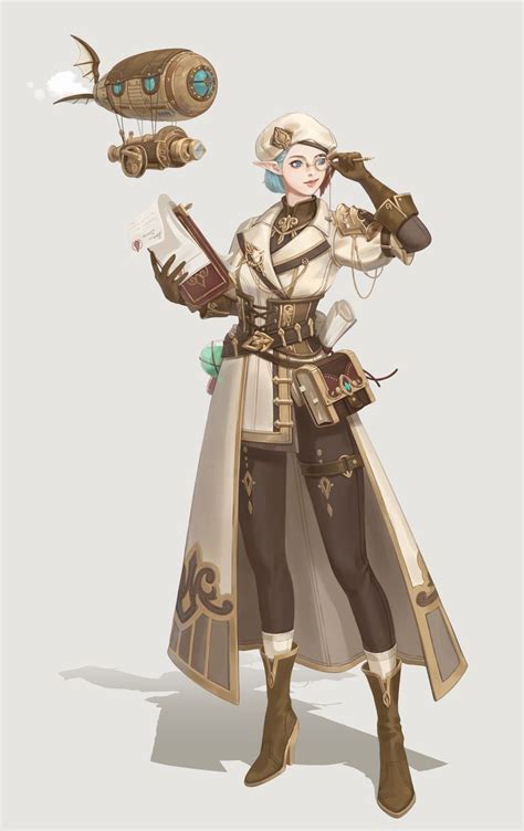 Pin By Rob On Rpg Female Character Steampunk Drawing Steampunk Characters Steampunk
