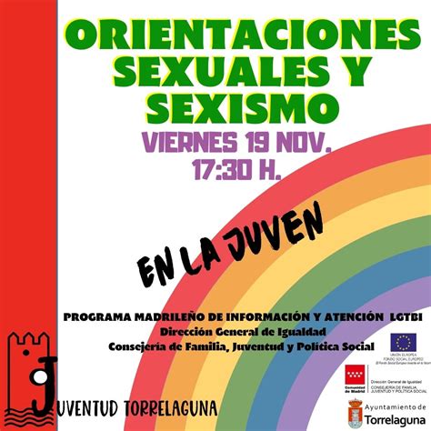 Orientaciones Sexuales Y Sexismo En La Juven Ayuntamiento De Torrelaguna