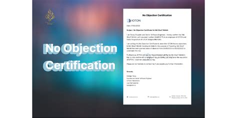 Noc No Objection Certification Figma Community