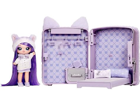Na Na Na Surprise 3 Em 1 Backpack Bedroom Com Boneca Lavender Kitty