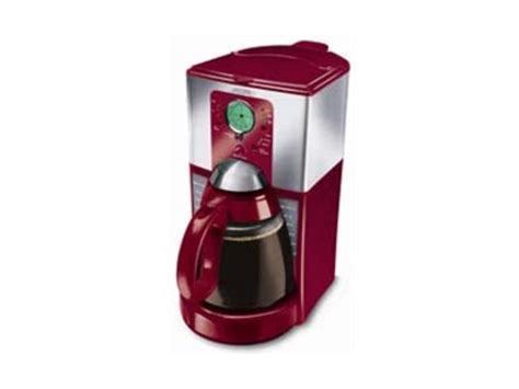 Mr Coffee Ftx27 Heritage Red 12 Cup Programmable Coffee Maker