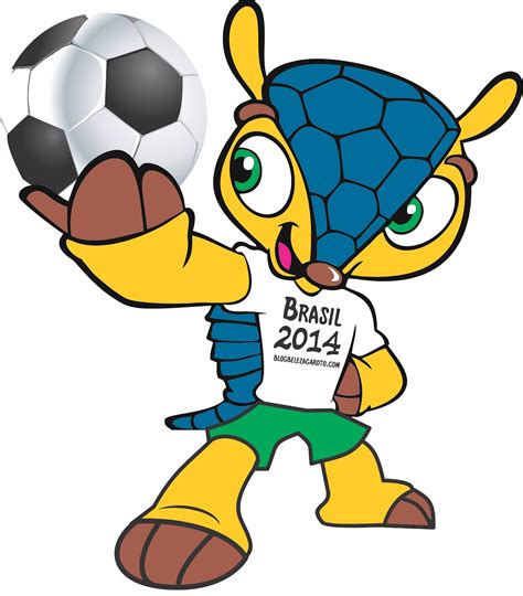 mascote oficial copa 2014 brasil tatu bola vetorizado em cdr gratis mprocopio