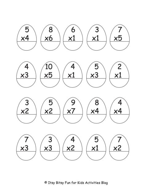 Free Printable Easter Addition And Subtraction Multiplication And Division