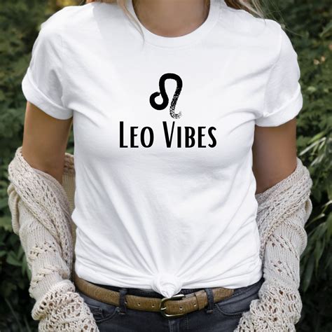 Leo Vibes Tshirts Leo Zodiac Shirts Leo Zodiac Ts Ts Etsy Uk