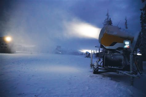 Keystone Resort Fires Up Their Snowmaking Machines For The First Time