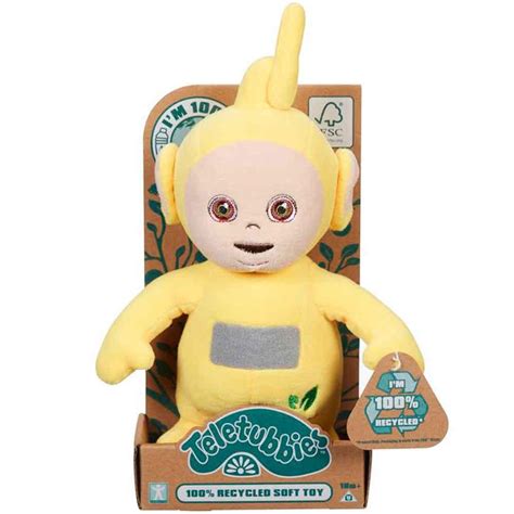 Teletubbies Laa Laa Soft Toy Recycled Eco Range Plush For Ages 18 Months