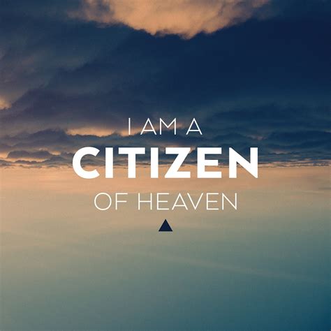 Additionally, we are told in the bible that each person is also born into the kingdom of this world where satan rules (2 corinthians 4:4). I am a citizen of heaven. - Sunday Social