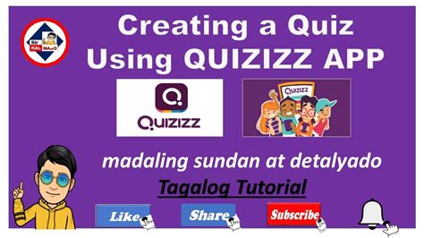 Creating A Quiz Using Quizizz App Youtube