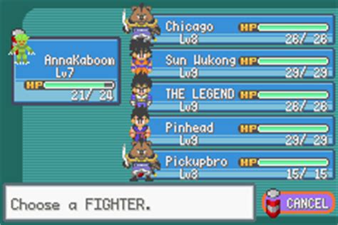 For pokemon firered version on the game boy advance, a gamefaqs message board topic titled dragon ball z: Pokemon Dragon Ball Z: Team Training Download, Cheats ...